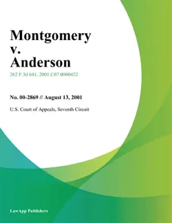 montgomery v. anderson book cover image
