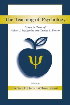 the teaching of psychology book cover image
