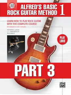 alfred's basic rock guitar 1 - part 3 book cover image