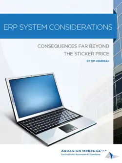 erp system considerations book cover image