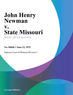 john henry newman v. state missouri book cover image