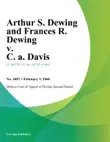 Arthur S. Dewing and Frances R. Dewing v. C. A. Davis synopsis, comments