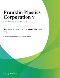 franklin plastics corporation v. book cover image