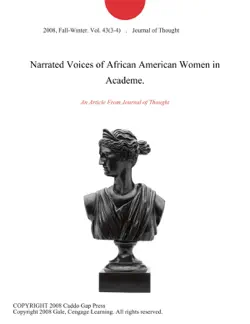 narrated voices of african american women in academe. imagen de la portada del libro
