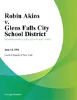 Robin Akins v. Glens Falls City School District synopsis, comments