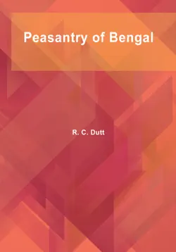 peasantry of bengal book cover image
