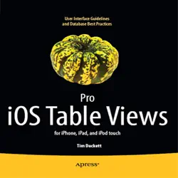 pro ios table views book cover image