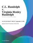 C.L. Randolph v. Virginia Henley Randolph sinopsis y comentarios