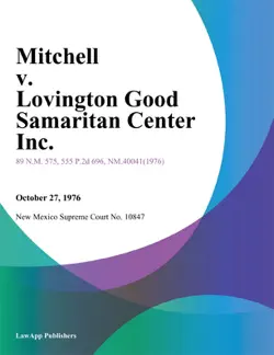 mitchell v. lovington good samaritan center inc. imagen de la portada del libro