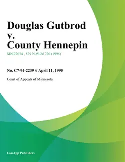douglas gutbrod v. county hennepin book cover image