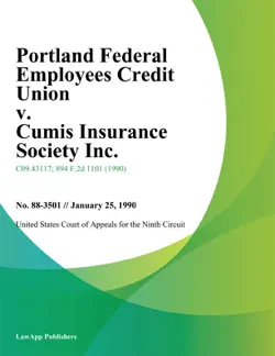 portland federal employees credit union v. cumis insurance society inc. book cover image