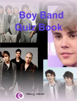 boy band quiz book imagen de la portada del libro