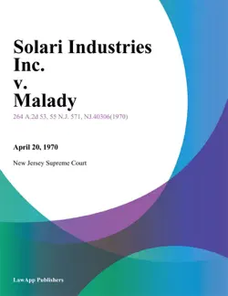 solari industries inc. v. malady book cover image