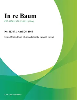 in re baum book cover image
