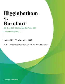 higginbotham v. barnhart imagen de la portada del libro