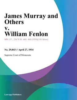 james murray and others v. william fenlon book cover image