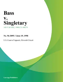 bass v. singletary book cover image