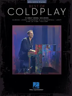 best of coldplay for big-note piano book cover image