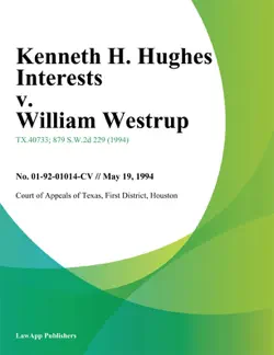 kenneth h. hughes interests v. william westrup book cover image