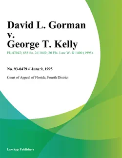 david l. gorman v. george t. kelly book cover image