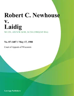 robert c. newhouse v. laidig imagen de la portada del libro