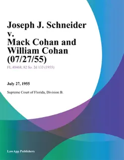 joseph j. schneider v. mack cohan and william cohan book cover image