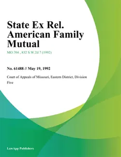 state ex rel. american family mutual book cover image