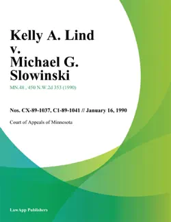 kelly a. lind v. michael g. slowinski book cover image