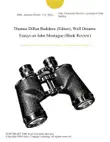 Thomas Dillon Redshaw (Editor), Well Dreams: Essays on John Montague (Book Review) sinopsis y comentarios