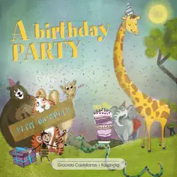 a birthday party book cover image