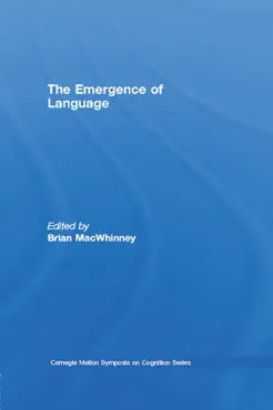 the emergence of language book cover image