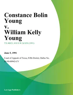 constance bolin young v. william kelly young book cover image