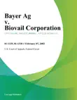 Bayer Ag v. Biovail Corporation synopsis, comments