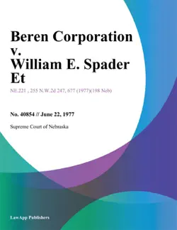 beren corporation v. william e. spader et book cover image