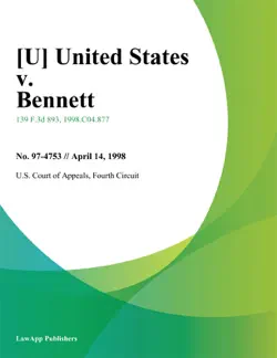 united states v. bennett book cover image