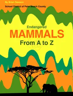 endangered mammals from a to z book cover image