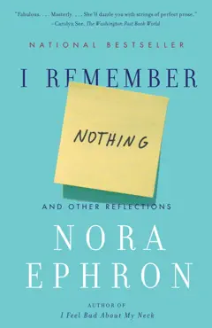 i remember nothing book cover image
