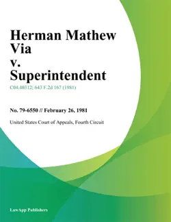 herman mathew via v. superintendent book cover image