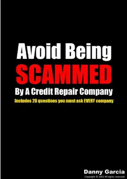 avoid being scammed by a credit repair company book cover image
