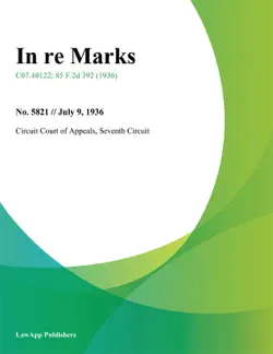in re marks book cover image