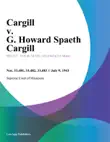 Cargill v. G. Howard Spaeth Cargill sinopsis y comentarios