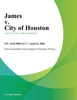 james v. city of houston book cover image