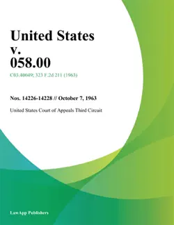 united states v. 058.00 book cover image