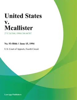 united states v. mcallister imagen de la portada del libro