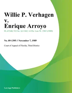 willie p. verhagen v. enrique arroyo imagen de la portada del libro