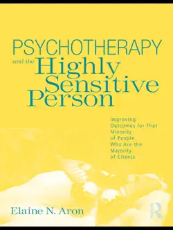 psychotherapy and the highly sensitive person imagen de la portada del libro