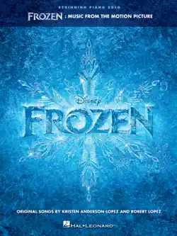 frozen - beginning piano solo songbook book cover image