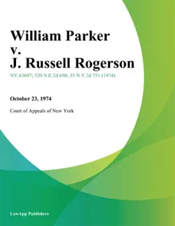 william parker v. j. russell rogerson book cover image