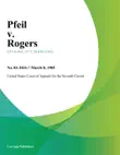 Pfeil v. Rogers synopsis, comments