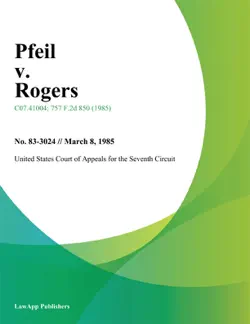 pfeil v. rogers book cover image